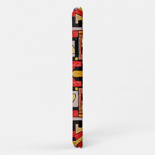 Geomethrisch tribaal/etnisch patroon Case-Mate iPhone case (Achterkant/rechts)
