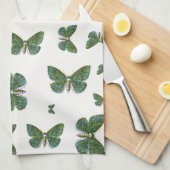 Geometra papilionaria - De Grote Emerald Moth Theedoek (Quarter Fold)