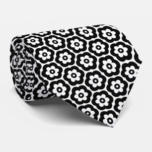 Geometric 280514 (03) - Zwart op wit Stropdas