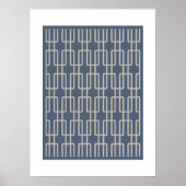 Geometric 2 Abstract Patroon Poster (Voorkant)