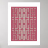 Geometric 2 Abstract Patroon Poster (Voorkant)