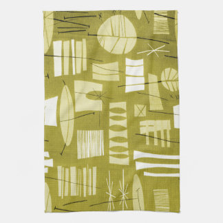 GEOMETRIC 2 MoJo Kitchen Towel - LEMON YELLOW Theedoek