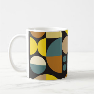 Geometric abstract artwork poster with colorful si koffiemok