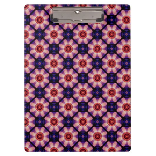Geometric Abstract Floral Klembord (Voorkant)
