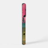 Geometric Abstract Music Themed Art iPhone Hoesje (Rechterkant)
