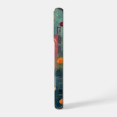 Geometric Abstract Music Themed Art iPhone Hoesje (Linkerkant)