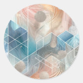 Geometric Art Sticker Set - Abstract Ontwerp (Voorkant)