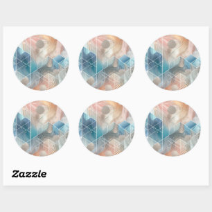 Geometric Art Sticker Set - Abstract Ontwerp