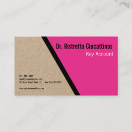 Geometric Black Bold Craft Visitekaartje