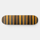 Geometric Black Yellow Skateboard (Horizontaal)