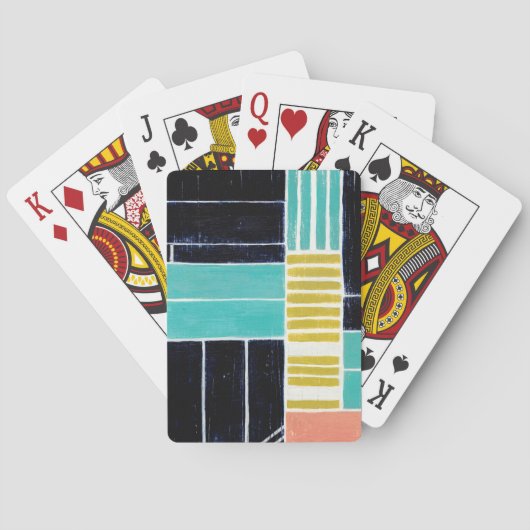 Geometric Blocks Pokerkaarten (Achterkant)