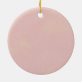 Geometric Blush Floral Moeder van de Groom Keramisch Ornament (Achterkant)