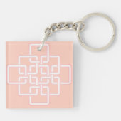 Geometric Celtic Knot Sleutelhanger (Achterkant)
