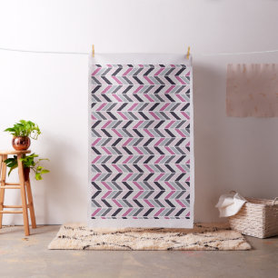 Geometric Chevron Pattern Stof