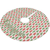 Geometric Christmas Tree Grove Kerstboom Rok (Gekanteld)