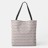 Geometric Circle Canvas tas – Stijlvol en veelzijd (Achterkant)