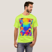Geometric Color Symphony T-shirt (Voorkant volledig)