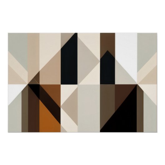 Geometric Confluence Perfect Poster (Voorkant)