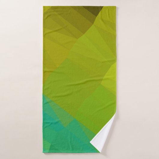 Geometric design. Colorful gradient background. Ge (Serviette de bain)