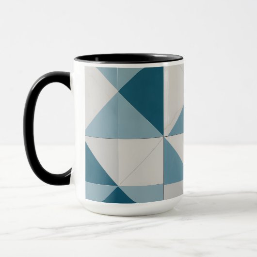 Geometric design mug (Gauche)