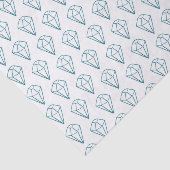 Geometric Diamond Gem Pattern Tissuepapier (Detail)