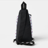 Geometric Dog Pattern Sling Bag (Achterkant)