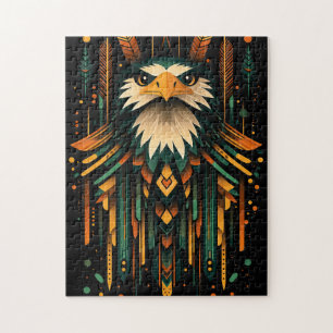 Geometric Eagle Illustration Legpuzzel