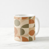 Geometric Earthy Tones Mug (Devant droit)