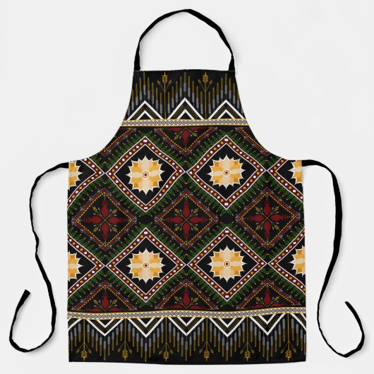 Geometric ethnic pattern seamless design schort (Voorkant)