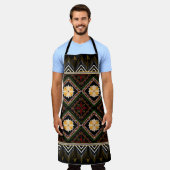 Geometric ethnic pattern seamless design schort (Gedragen)