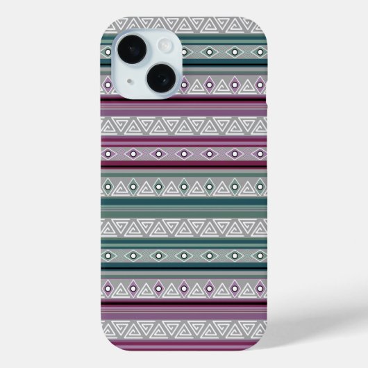 geometric ethnic tribal pattern of American Indian Case-Mate iPhone Case (Achterkant)