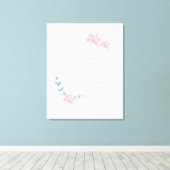 Geometric Floral Beauful Moeder Quote Canvas Afdruk (Insitu (Houten vloer))