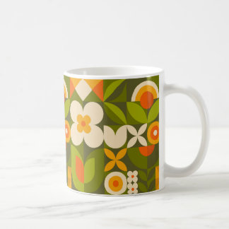 Geometric Floral  Koffiemok