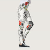 Geometric Floral Mandalas Seamless Pattern Leggings (Rechts)