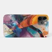 Geometric Fluidity Case-Mate iPhone Case (Achterkant (horizontaal))