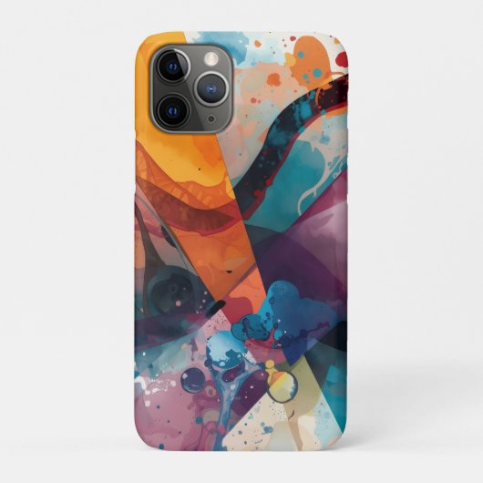 Geometric Fluidity Case-Mate iPhone Case (Achterkant)