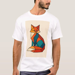 Geometric fox trending shirt