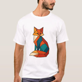 Geometric fox trending shirt
