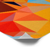 Geometric Fractal Abstract Wall Decor Poster (Hoek)