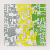 Geometric Funky Abstracte Lithromantische Pridevla Legpuzzel (Horizontaal)