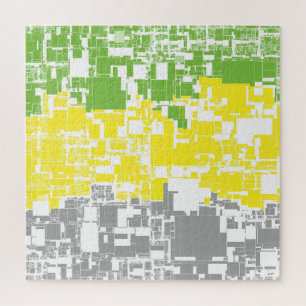 Geometric Funky Abstracte Lithromantische Pridevla Legpuzzel