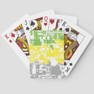 Geometric Funky Abstracte Lithromantische Pridevla Pokerkaarten