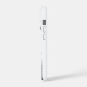 “Geometric Gorilla iPhone Case – Silver Jungle  (Côté gauche)