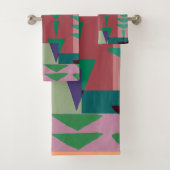  Geometric Graphic Motif Modern Trend  Bad Handdoek (Insitu)