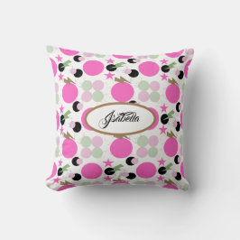 Geometric graphic power girl kussen