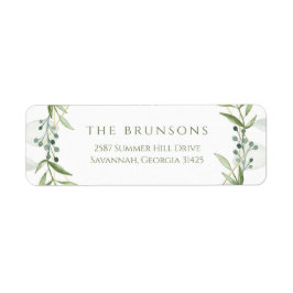 Geometric Greenery Etiket
