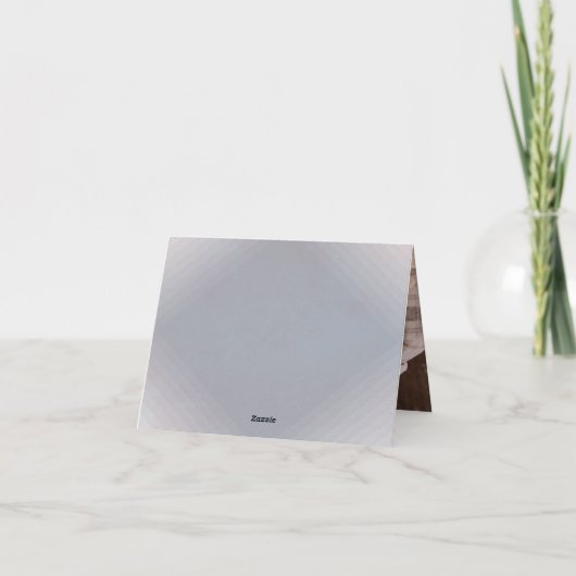 Geometric Grey Gold Gatsby Weddenschap Hartelijk d Bedankkaart (Achterkant)