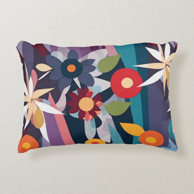 Geometric Harmony Accent Pillow Kussen (Voorkant)