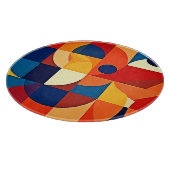 Geometric Harmony: Artful Design Snijplank (Hoek)