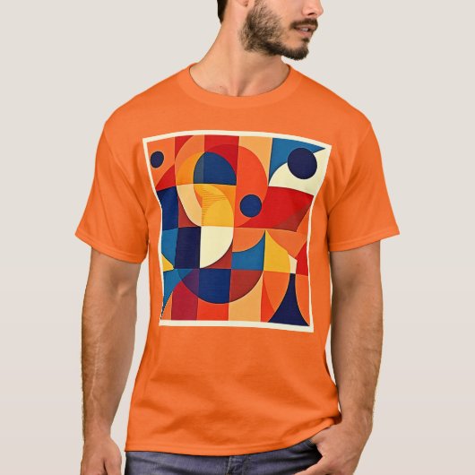 Geometric Harmony: Artful Design T-shirt (Voorkant)